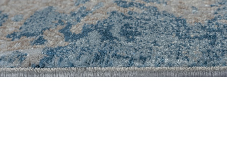 Ковер NOVA 4435A клей прямой с.голубой/серый